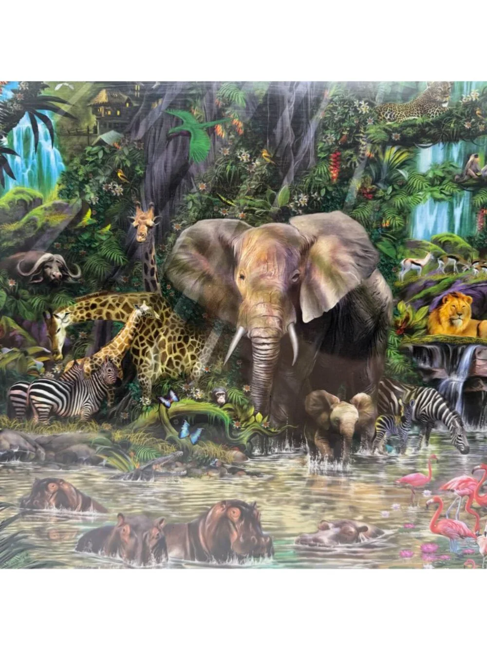 Educa African Jungle‎ 2000 piece puzzle New large elephants animals